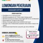 MANAGER EXPORT