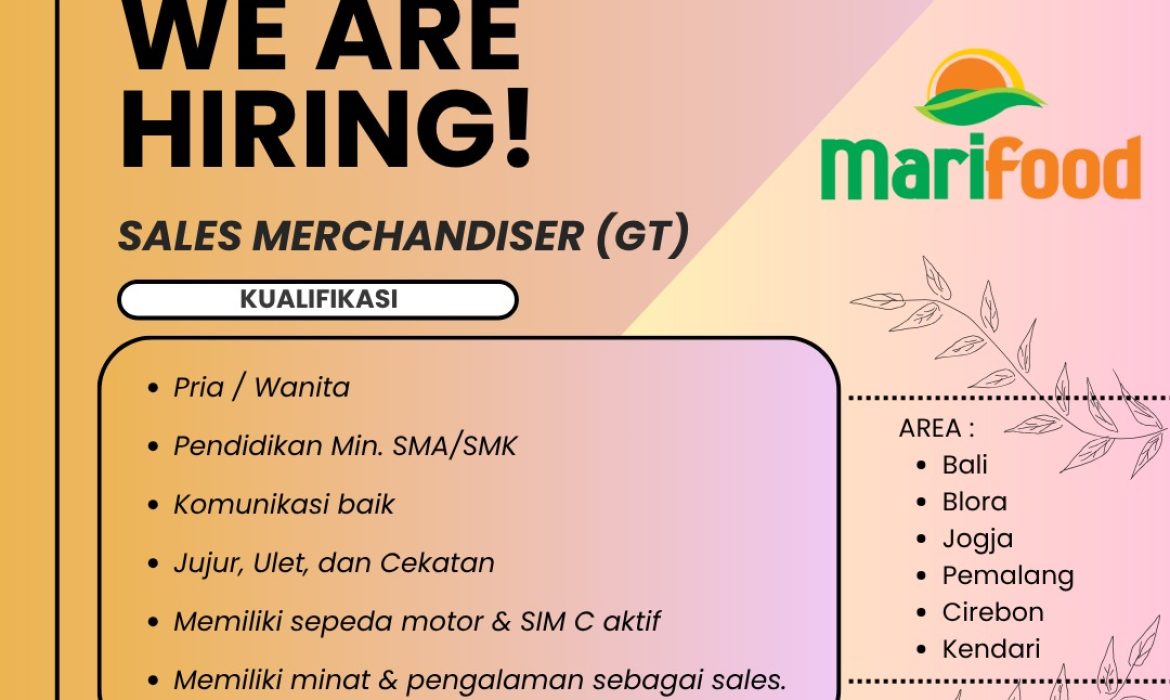 SALES MERCHANDISER (GT)